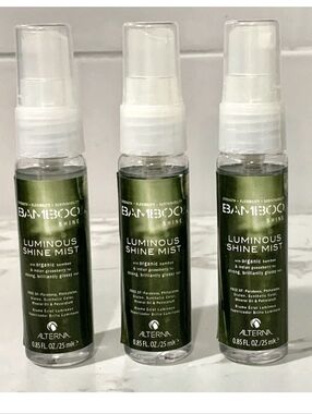 🌿 3 - ALTERNA BAMBOO LUMINOUS SHINE MIST   TRAVEL SIZE   BRAND NEW